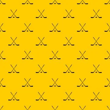 Ice hockey sticks pattern vector Stock Illustration