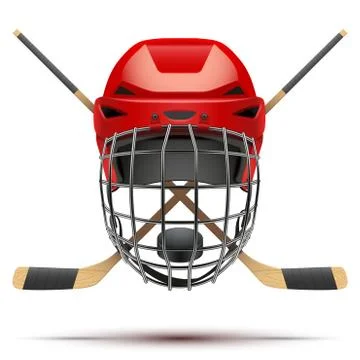 Ice hockey symbol. Design elements Stock Illustration