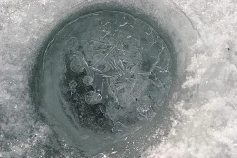 Ice-hole Stock Photos