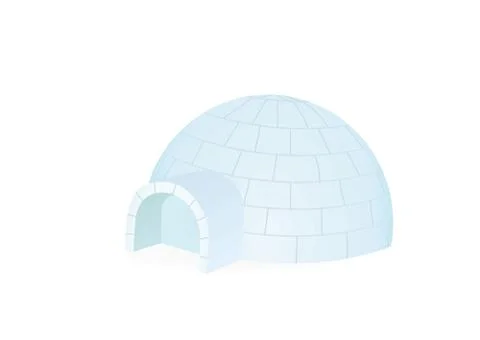 Ice home egloo Stock Illustration