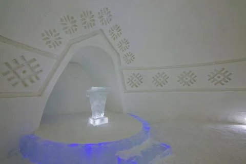 Ice hotel, Finland Stock Photos