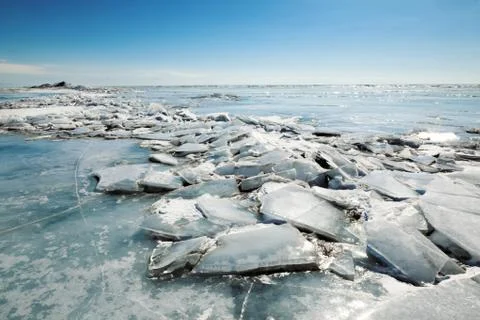 Ice hummock Foto stock