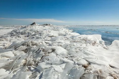 Ice hummock Stock Photos