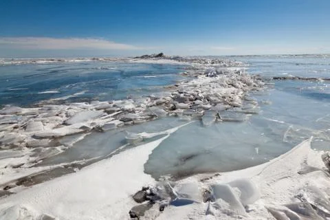 Ice hummock Foto stock