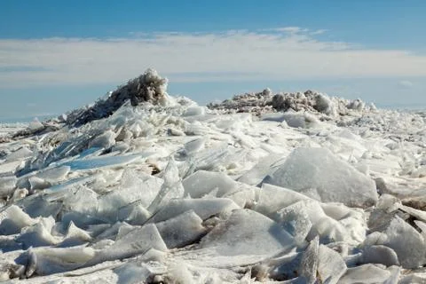Ice hummock Foto stock