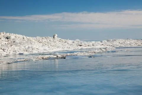 Ice hummock Stock Photos