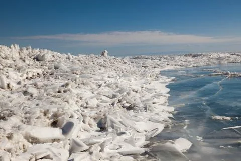Ice hummock Foto stock