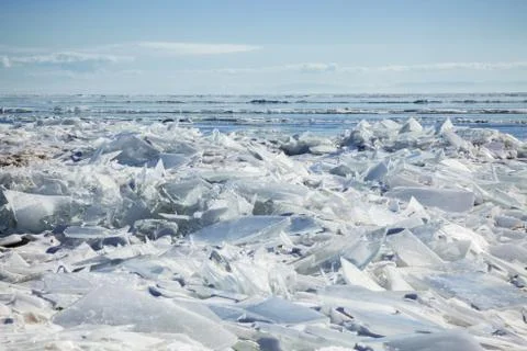 Ice hummock Stock Photos