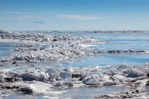 Ice hummock Stock Photos