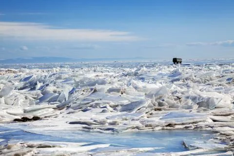 Ice hummock Stock Photos