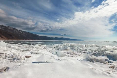 Ice hummock Stock Photos