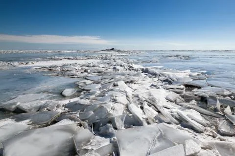 Ice hummock Foto stock