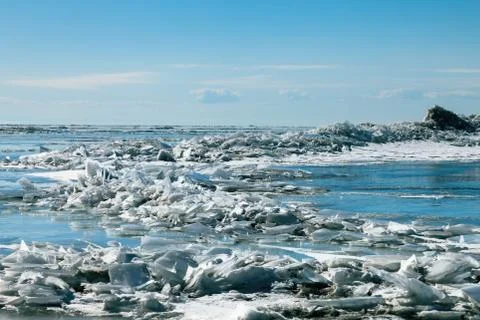 Ice hummock Stock Photos