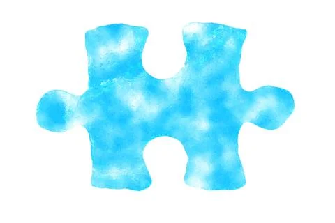 Ice jigsaws Stock Illustration