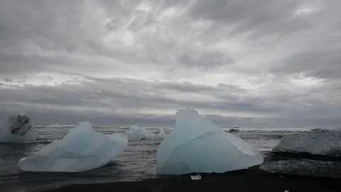 Ice at Joekulsarlon, Iceland Stock Footage 108683030