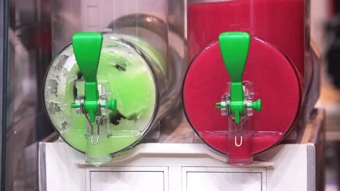 Ice king slushy refreshment machine 库存影片 88561745