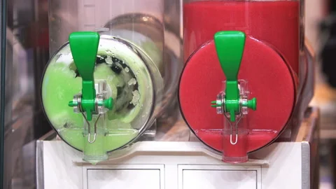 Ice king slushy refreshment machine Stock Footage 88681487