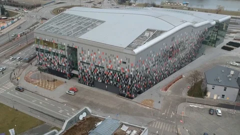 ICE Kraków Congress Centre Stock Footage