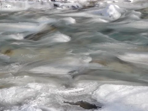 Ice lake Stock Photos