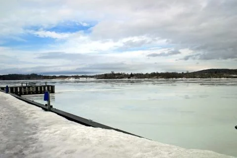 Ice lake Stock Photos