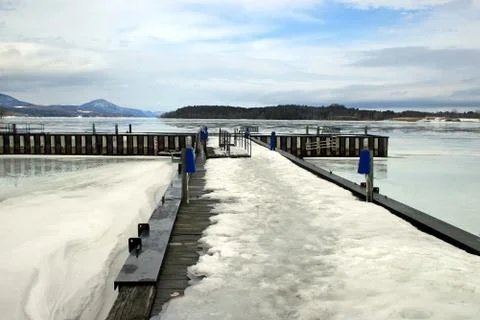 Ice lake Stock Photos
