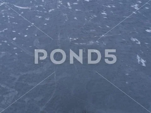 Ice on lake Stock Photos