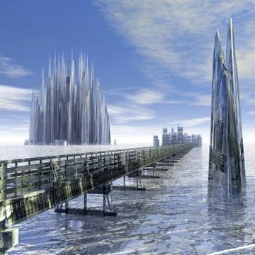 Ice-land Stock Illustration