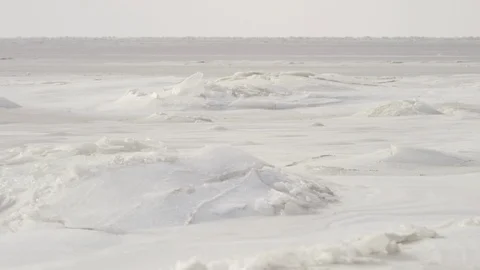 Ice landscape Stock Footage 108713892