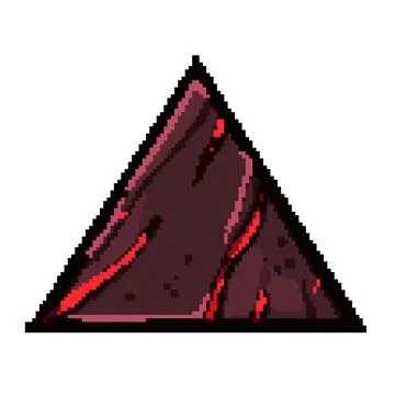 Ice lava game button pixel art vector illustration 스톡 일러스트