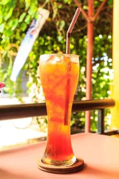 Ice lemon tea Stock Photos