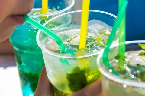Ice lemonade Stock Photos