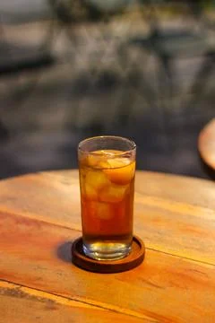 Ice Lychee Tea Stock Photos