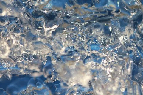 Ice macro background Stock Photos
