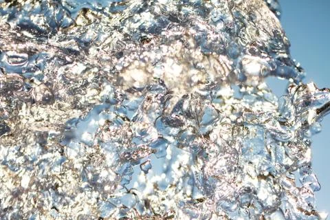 Ice macro background Stock Photos