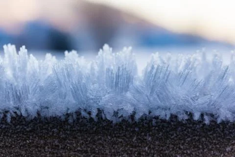 Ice macro Stock Photos