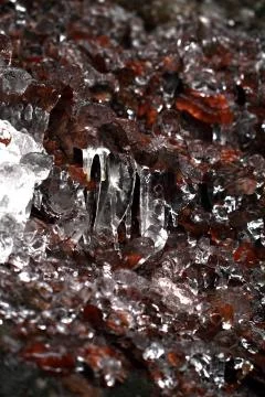 Ice macro Stock Photos