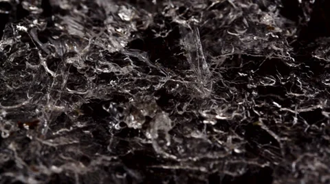 Ice Macro Slow Dolly Magic Lantern RAW Stock Footage 34691702