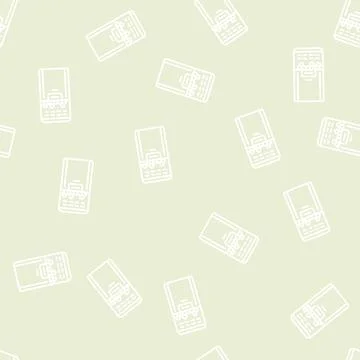 Ice maker line seamless pattern Stock Illustration
