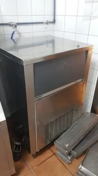 The ice maker machine view in the kitchen Stock Photos