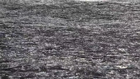 Ice medley on sea waves with some natural pollution and contamination Stock Footage 140819600