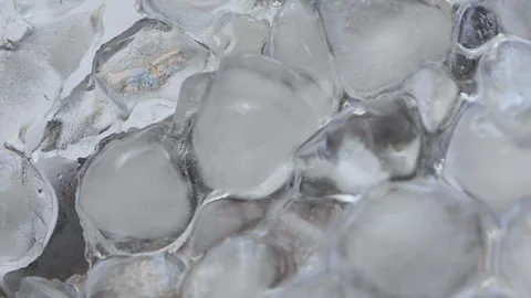 Ice melt abstract textured background. Frozen water Stock Footage 114066479
