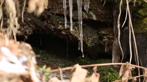 Ice Melting 2 Stock Footage 327869074