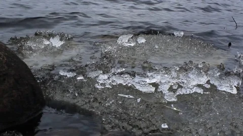 The ice is melting Stock Footage 71172787