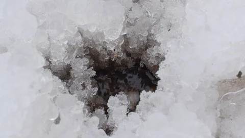 Ice Melting Stock Footage 87698355