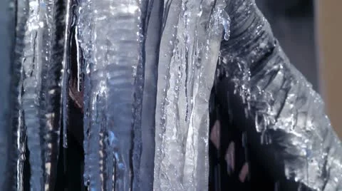 Ice is melting.  HD Stock Footage 10607674