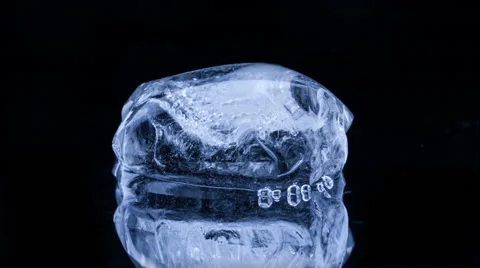 Ice melting. Time lapse Stock Footage 62850135