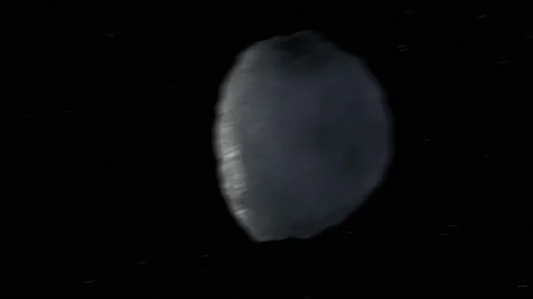 Ice Meteor or Comet flying near Earth Stock Footage 137423985