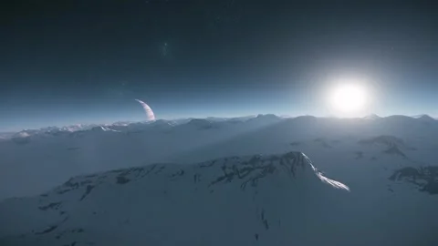 Ice Moon of Jupiter Video stock 271214668