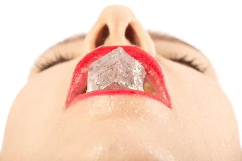 Ice in mouth Photos