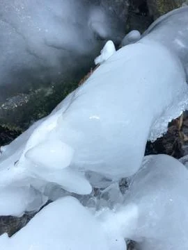 Ice in nature Stock Photos
